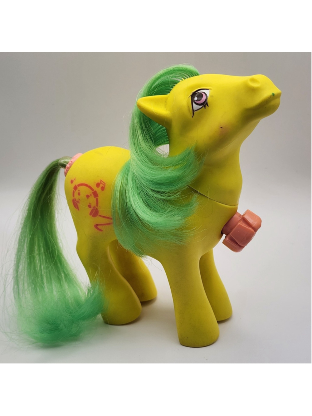 VTG 1984 HASBRO MLP My Little Pony Dance N Prance Swinger - G1 - Yellow - AS-IS